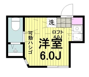 ユナイト岸谷バンビーナの物件間取画像